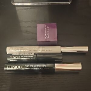 Clinique Lash Building Primer and High Impact Mascara Set - Black and Gray